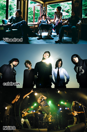 Vibedred / coldrain / NUBO 